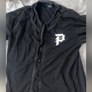 Primitive baseball jersey button up